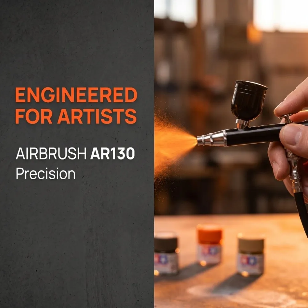 

AR130 Spraying Gun Lightweight 0.3mm Nozzle Pneumatic Spray Gun Smooth Spraying Fine Spray Spary Tool DIY Handmade Work