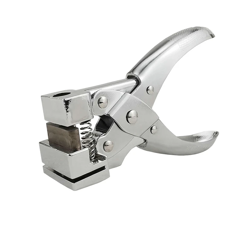 

6.4 Inch T Shape Hole Punch, Hand Press Professional Slot Punch, ID Cutter Paper Tag Tool Plier for Badges, Name Tag, PVC Card