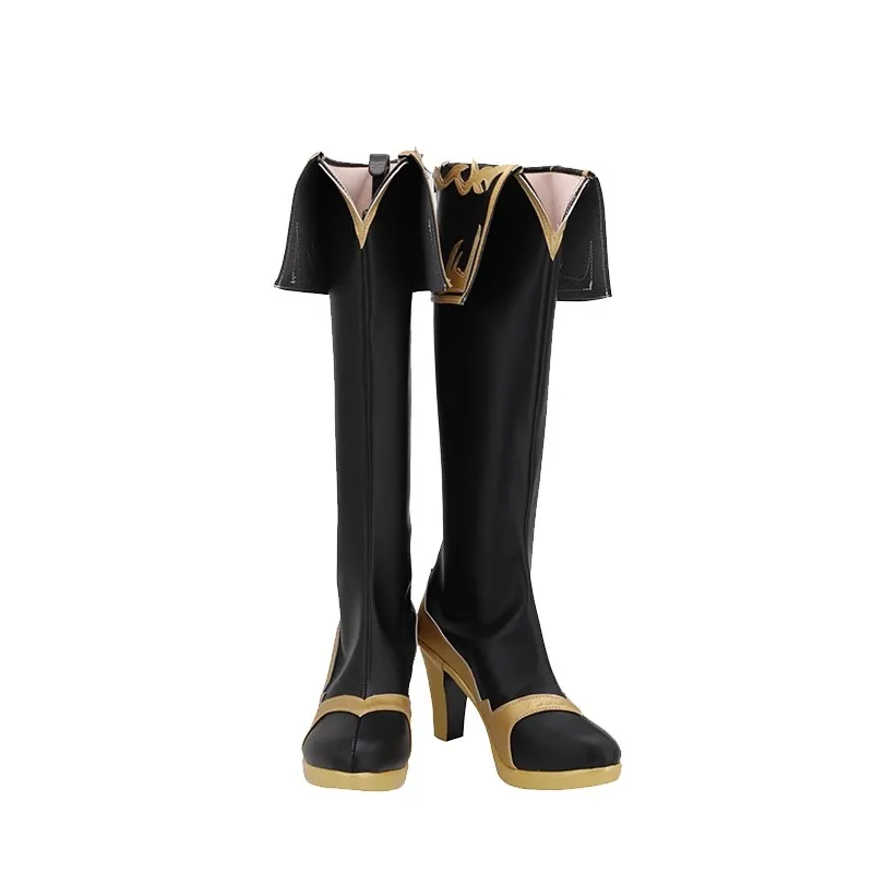 Game LOL Miss Fortune the Bounty Hunter Cosplay Shoes Custom Made Boots Halloween Party Role Play Costume Props