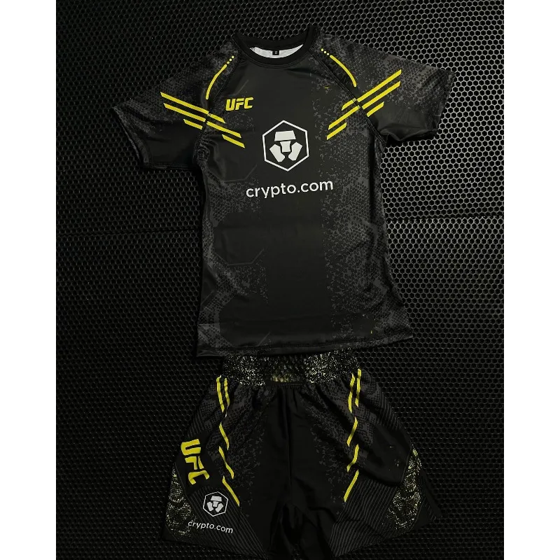 Conjuntos de Roupas Casuais para Esportes ao Ar Livre para Homens e Mulheres; Roupas para Artes Marciais e Boxe