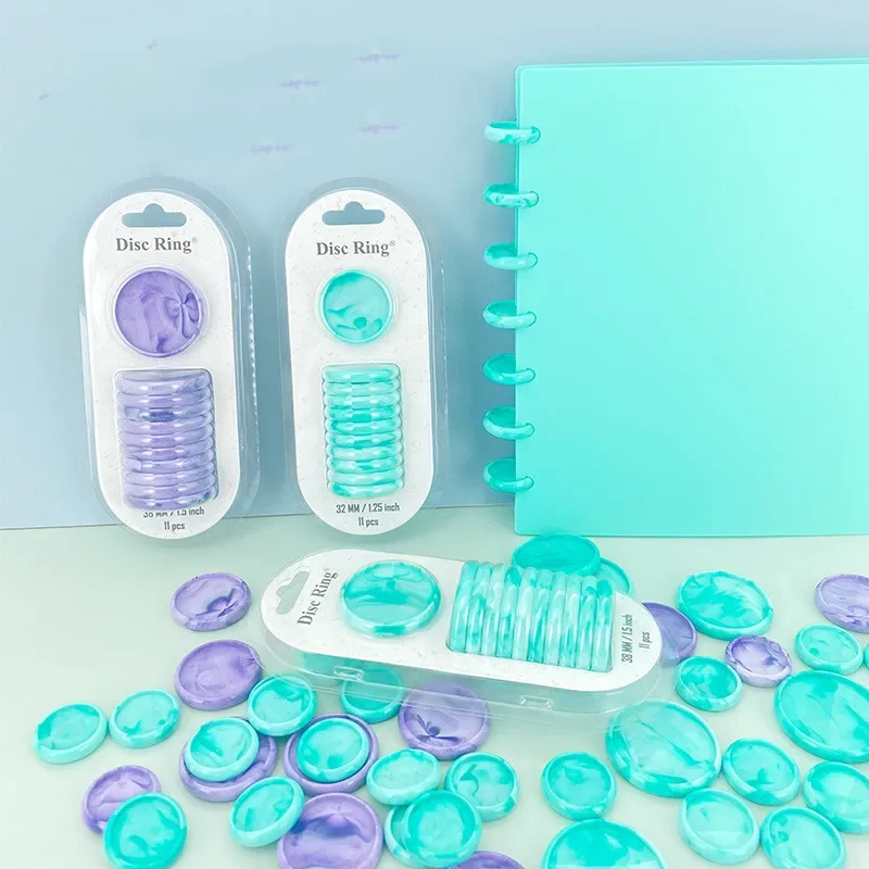 New 24MM28MM32MM38MM solid plastic binding ring buckle, loose-leaf mushroom hole notebook binding supplies