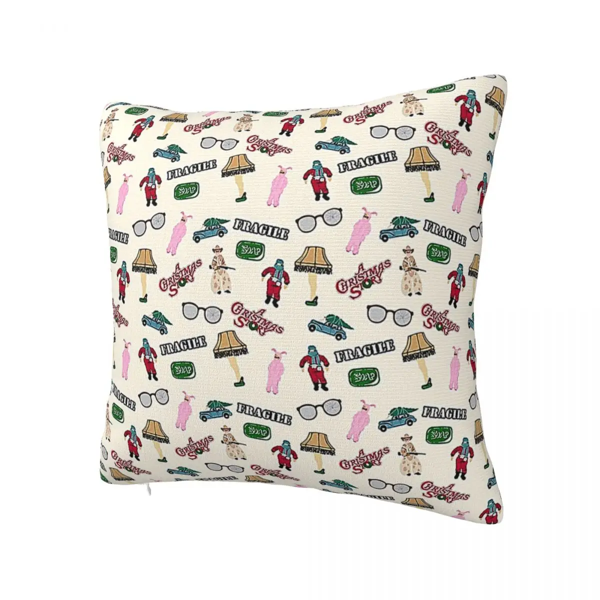 A Christmas Story Square Pillow White Square pillow