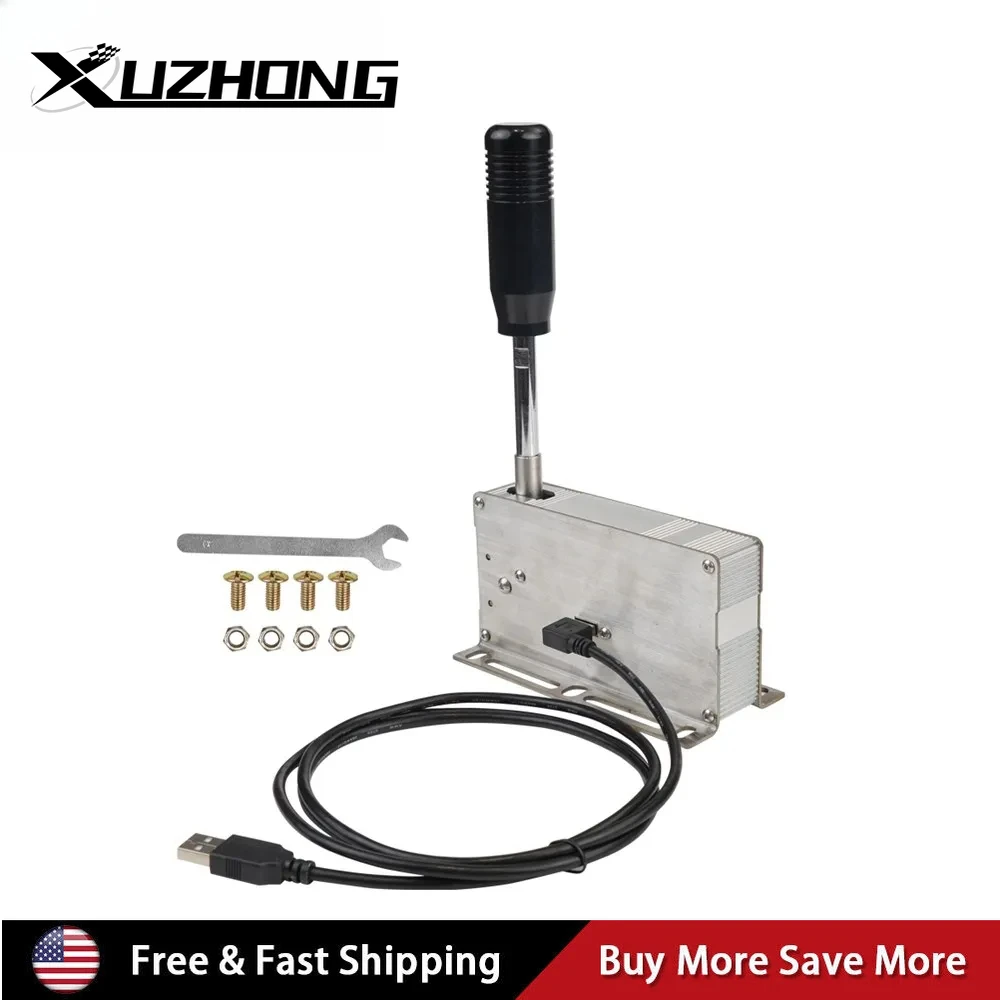 

PC USB Sim Racing Games Sequential Shifter H Gear Shift For Logitech G25 G27 G29 G920 G923 Thrustmaster T300RS/GT T500 For ETS2