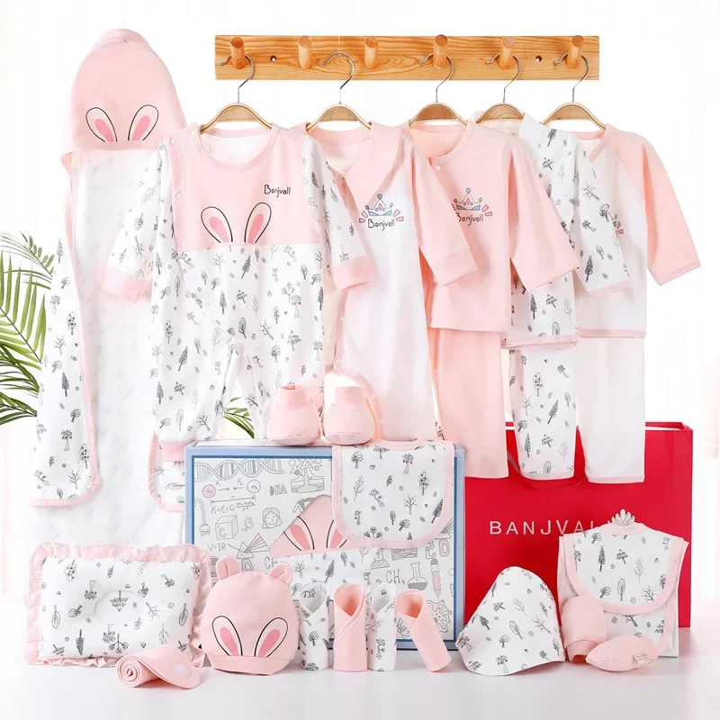 Newborn Clothes Baby Gift Cotton Baby Set 0-6Months Spring autumn Newborn Baby Clothing Kids Clothes Suit Unisex no Box