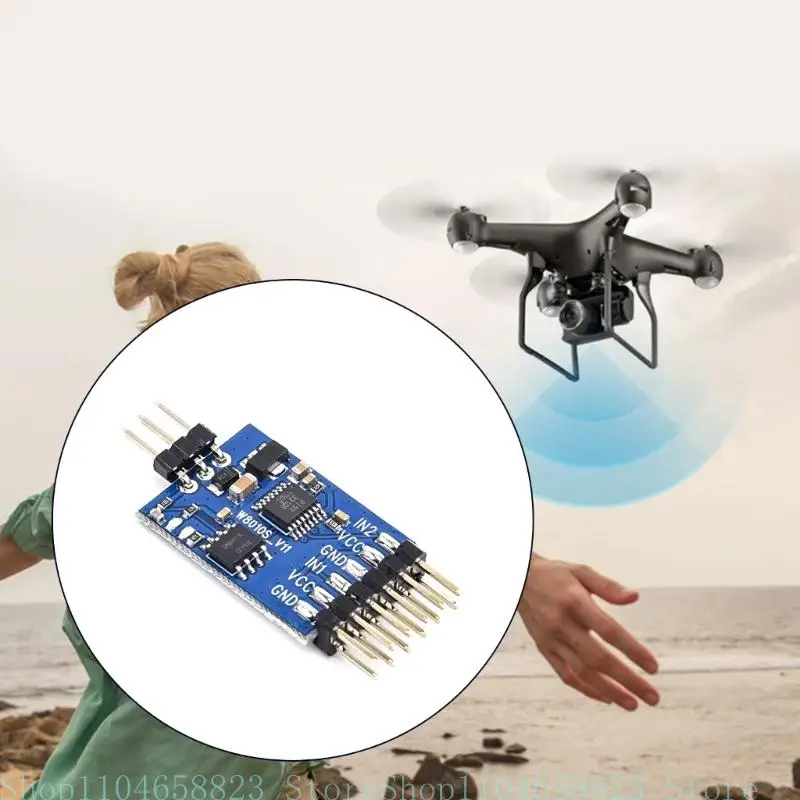 FPV Traverses Camera Three Way Video Switcher Electronic Switcher Remote Control Switching Video Module Camera Switcher - view 2