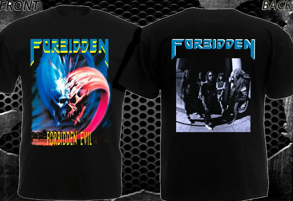 Forbidden band HOT NEW black T-shirt Unisex S to 45Xl 2 SIDES 2F584