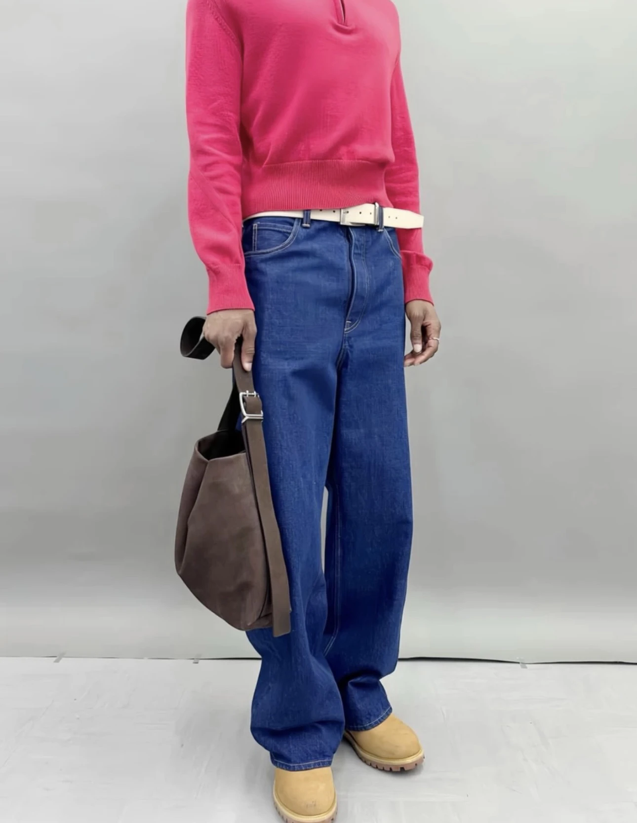 

Vujade 009 Drop2 Wes Original Blue Cow Red Ear Kenijima Red Vintage Jeans Comfortable Soft Straight Leg mid High Waist