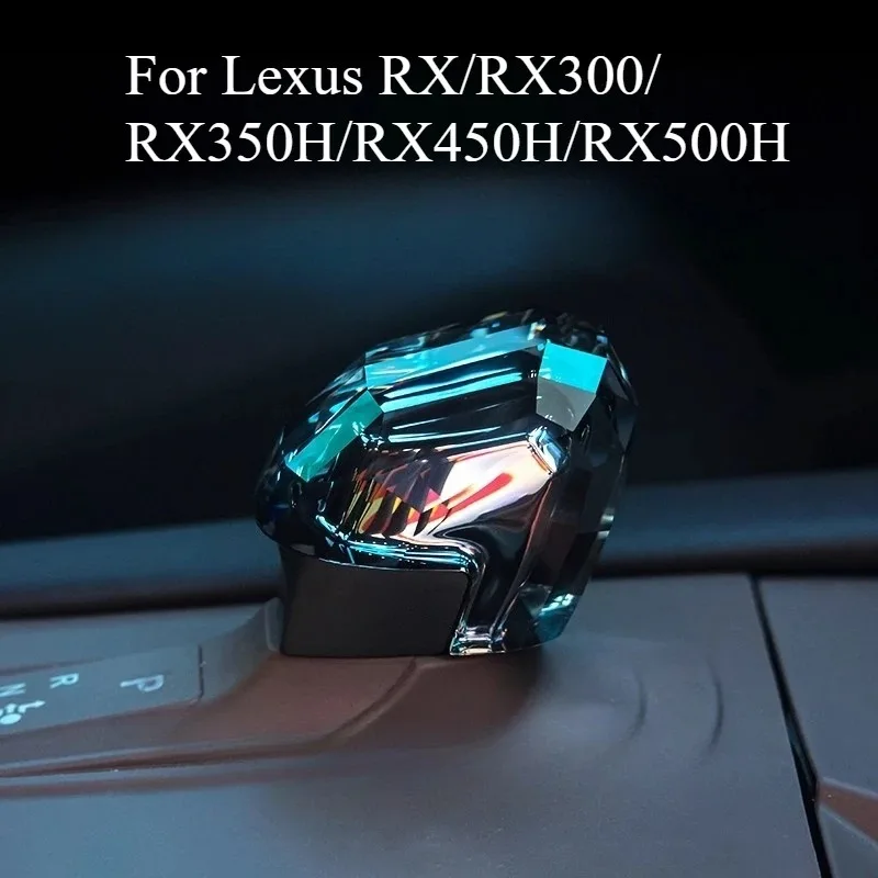 For Lexus RX/RX300/RX350H/RX450H/RX500H Car Gear Lever Gear Handle Head Crystal Gear Handle Supplies Interior Accessories