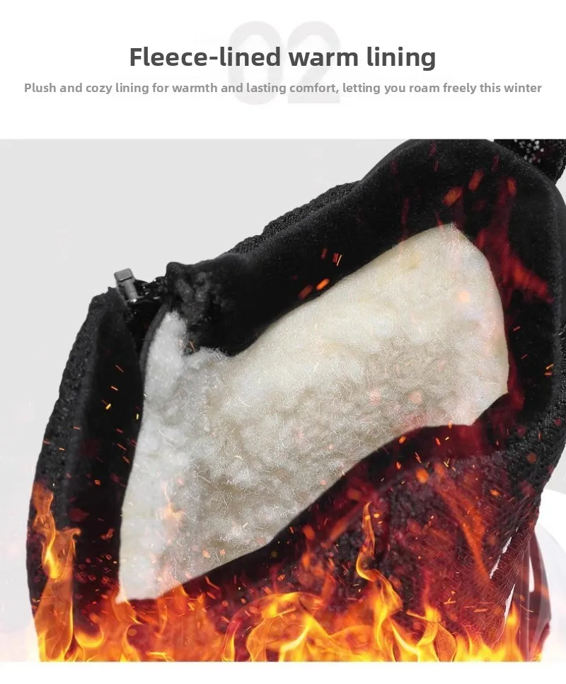 Зимние мужские ботинки, толстая плюшевая теплая хлопковая обувь, уличные высокие берцы для отдыха, мужские нескользящие ботинки на платформе, Botas Para Hombre