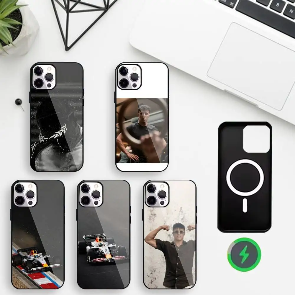 

Teen Racing Champ I-Isack Hadjar Phone Case For iPhone17,16,15,14,13,12,11 Plus,For Magnetic Wireless Charge Cover