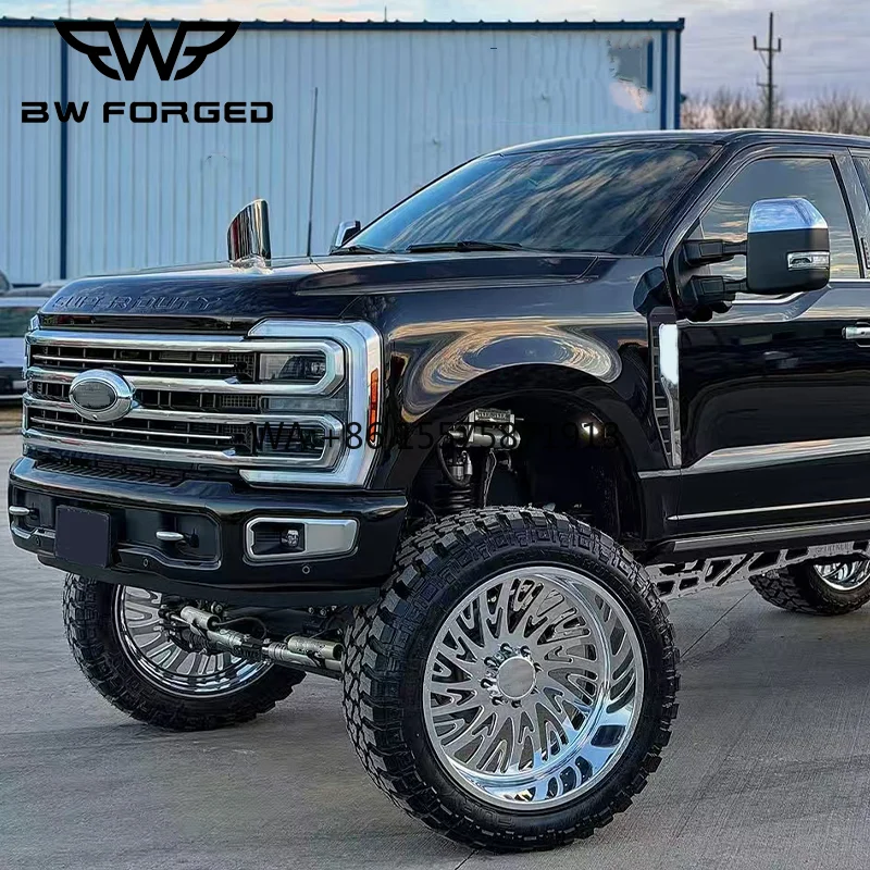 

Deep Dish Wheel Polish 8x6.5 6x5.5 6x139.7 8x170 8x180 Forged Wheels 22 24 20 Inch Offroad Super Single Truck Wheel for chevy