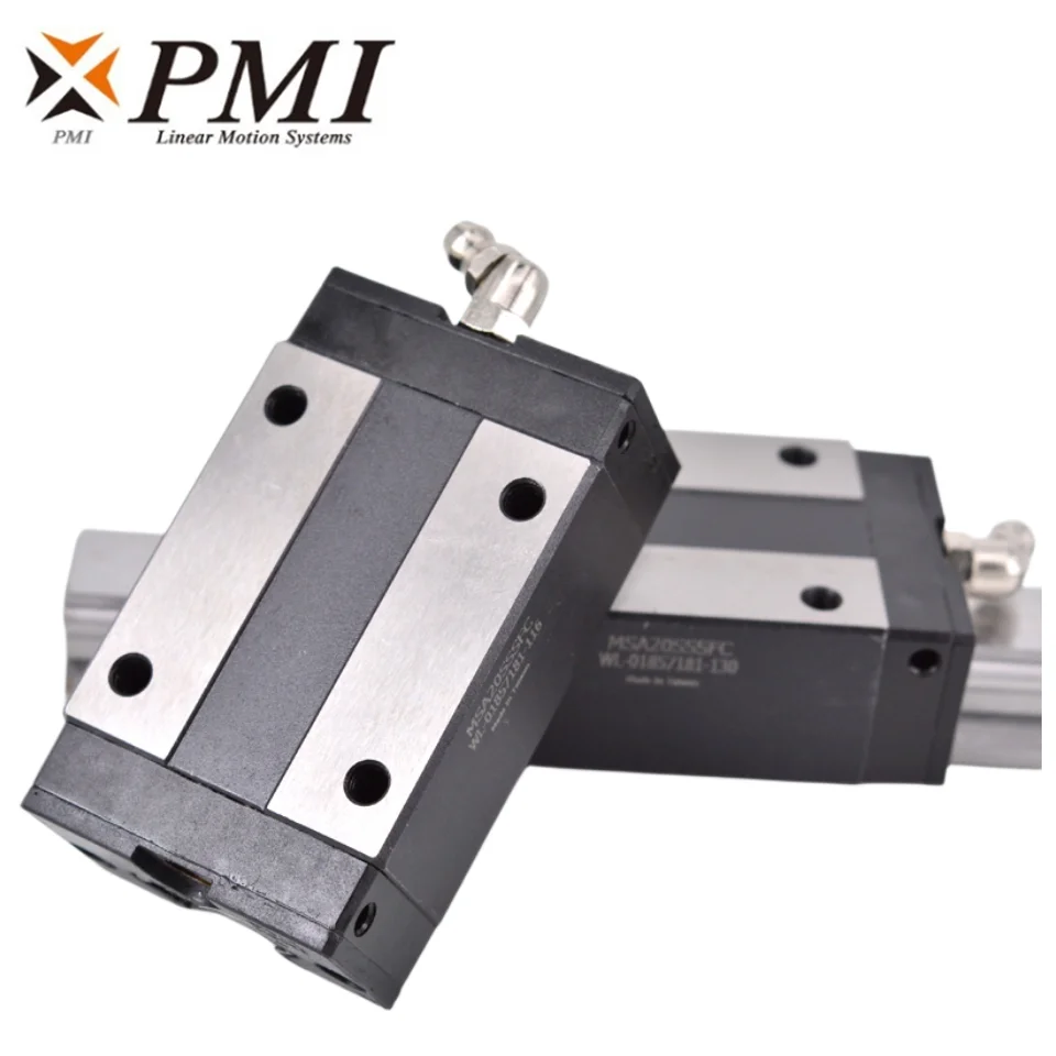 4pcs MSA30S Original PMI block MSA30S-N MSA30SSSFCN linear guideway slider block bearings