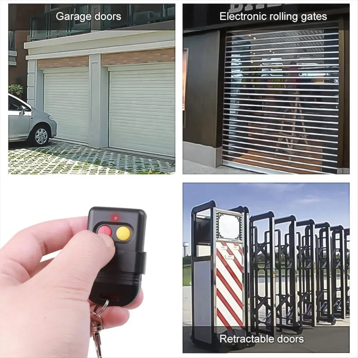 

Умный пульт дистанционного управления BOFF Smart Copy с фиксированным кодом, 2-канальный дубликатор для открывания гаражных ворот или систем сигнализации, 330 МГц