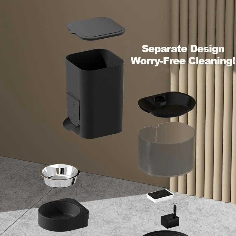 2L Cat Dog Water Dispenser Automatic All-in-One Feeding Pet Bowl Automatic Water Feeder Feeding 2-in-1