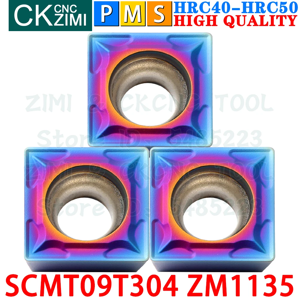 Imagem -03 - Scmt 09t304 Zm1135 Pastilhas de Metal Duro Ferramentas de Pastilhas de Torneamento Internas Externas Ferramentas de Corte de Torno de Metal Cnc Scmt32.51 Scmt09t3 Scmt 09t3 Ferramentas de Carpintaria Scmt09t304 Zm1135