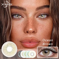 1 Pair Natural Yearly Use Contact Lens Beauty Pupils Color Contact Lenses For Eyes