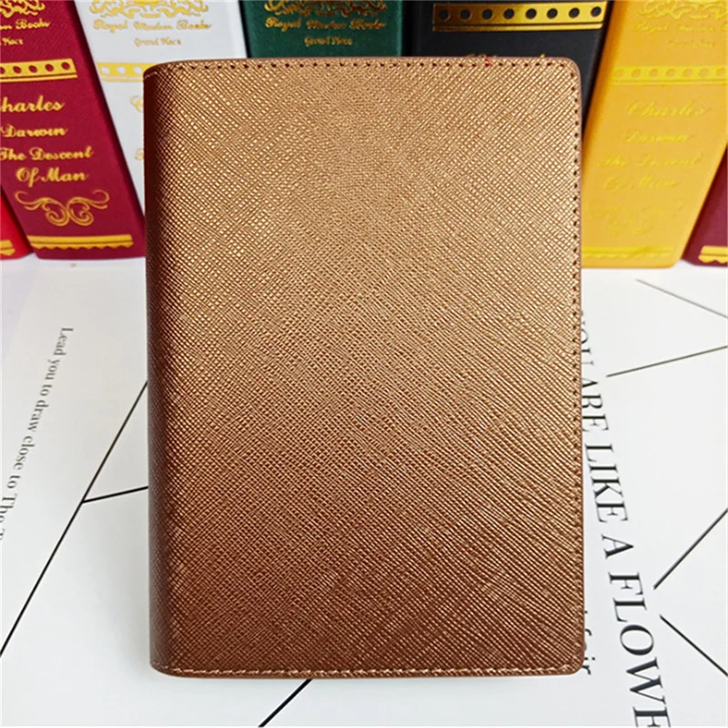 Women Men Vintage Business Passport Covers Holder Multi-Function ID Bank Card PU Leather Wallet Case Travel Accessories