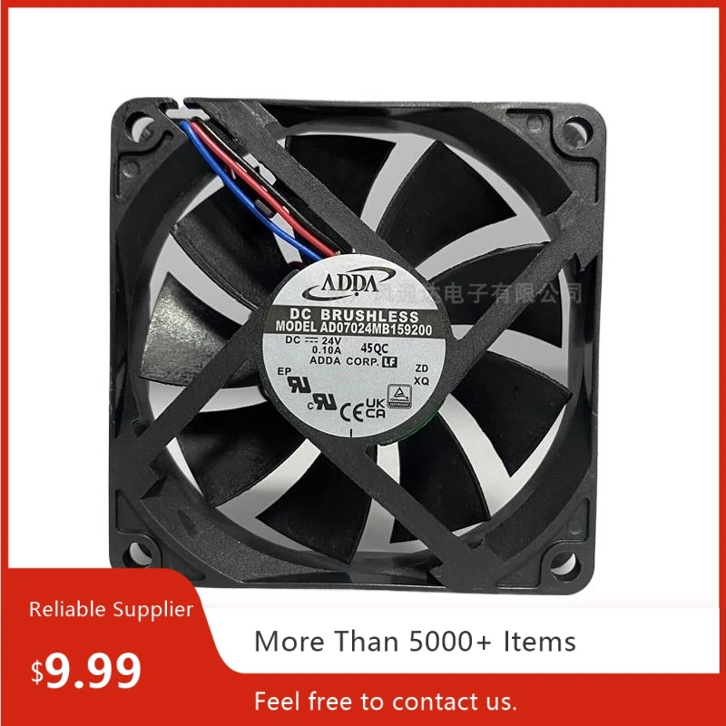 

For ADDA AD07024MB159200 7015 24V 0.1A 7CM Quiet Cooling Fan