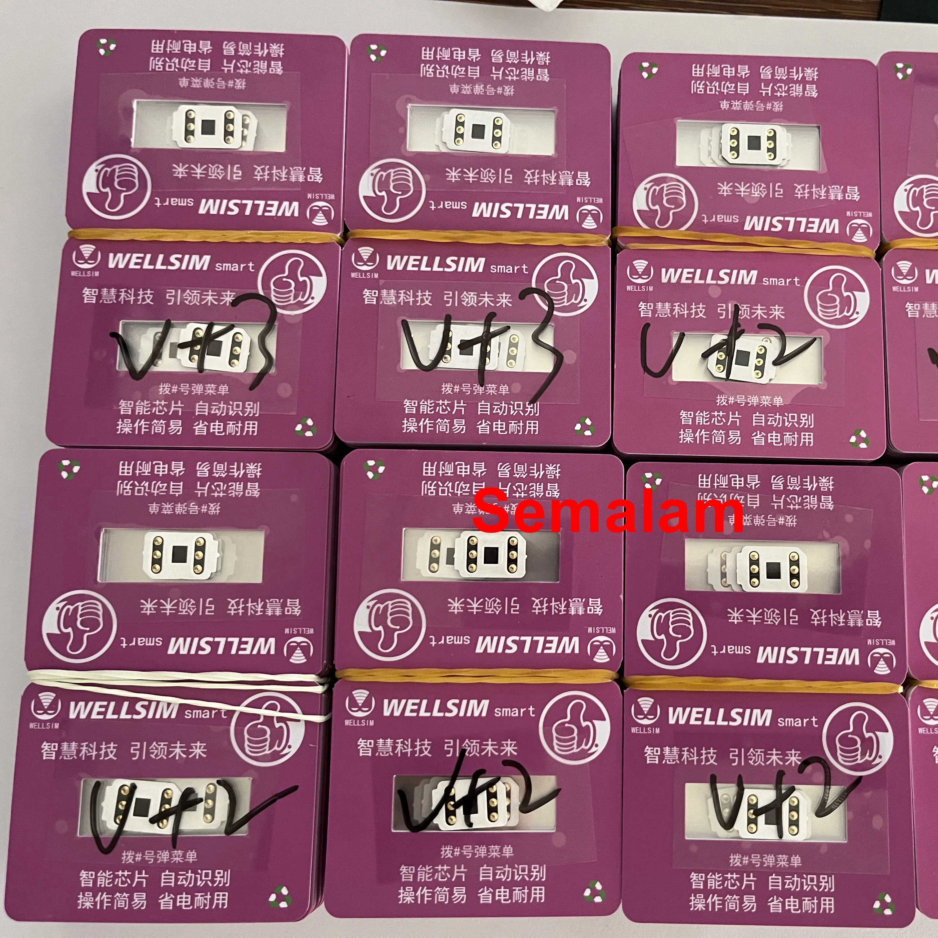 أحدث إصدار Wellsim Smart V+3 لعام 2025 يدعم هواتف iPhone 13-16 Pro Max فقط ثنائي الشريحة #5