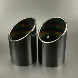 1 Paar aus Edelstahl-Autoablöhrchen gerade Tipps Hülle für Audi Q7 2007-2011 Autozubehör 10 Hauptverkäufe Besseres Escape Audi - №9