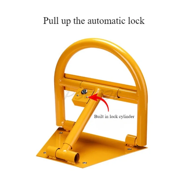 Thickened Anti-collision Parking Space Lock Automatic Locking and Occupying Space Parking Garage Stop Pole Arch Shaped