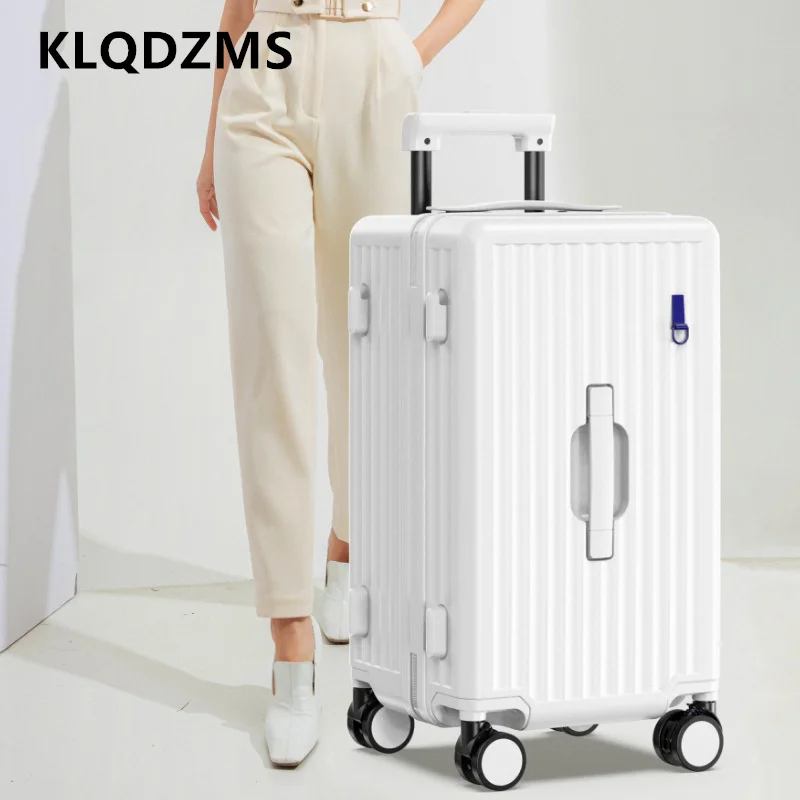 KLQDZMS Suitcase on Wheels Large Capacity Trolley Case 20 Inches Boarding Box 24