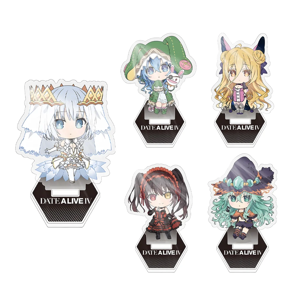 

DATE A LIVE Game Tohka Yatogami Origami Tobiichi Kurumi Tokisaki Kotori Itsuka Acrylic Stand Doll Anime Mini Figure Model