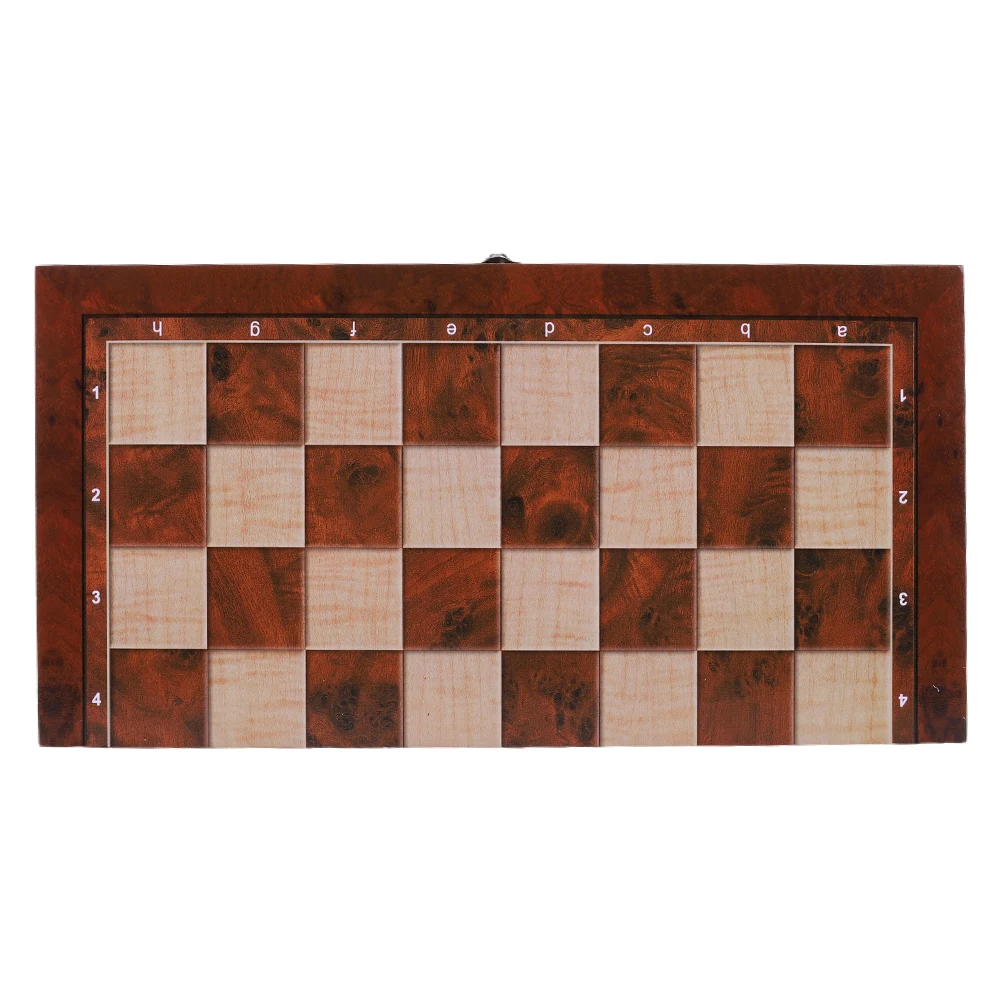Tablero de ajedrez grande de 29x29cm que desarrolla el pensamiento estratégico tablero de ajedrez plegable los mejores regalos juego de mesa de madera no tóxico para niños y niñas