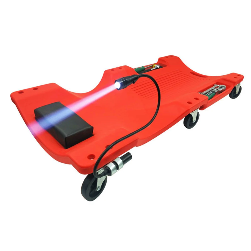 36 inch Car Repair Lying Board With LED Light Skateboard Spare Parts Repair Board Car Vehicle Service Maintenance Tool