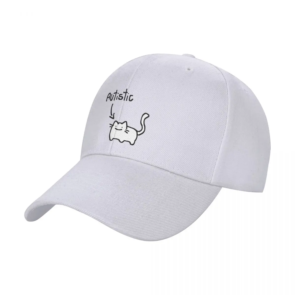 

Animal Autistic Cat Baseball Cap Hat Leisure Adjustable Visor Sun Hat