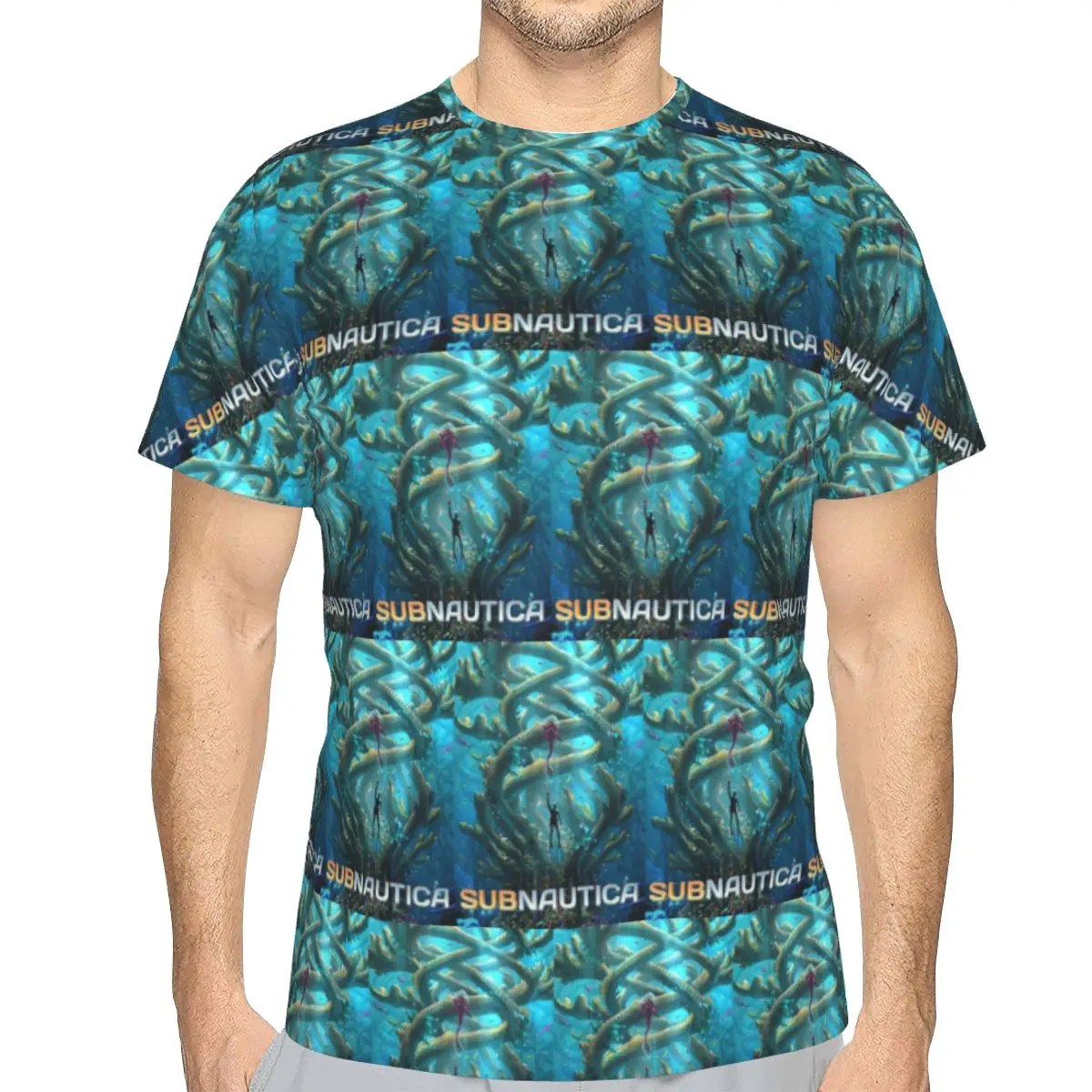 100% Cotton Game Subnautica Below Zero T-Shirt Men's Classic T Shirt Men O-Neck Summer Shirts Tops