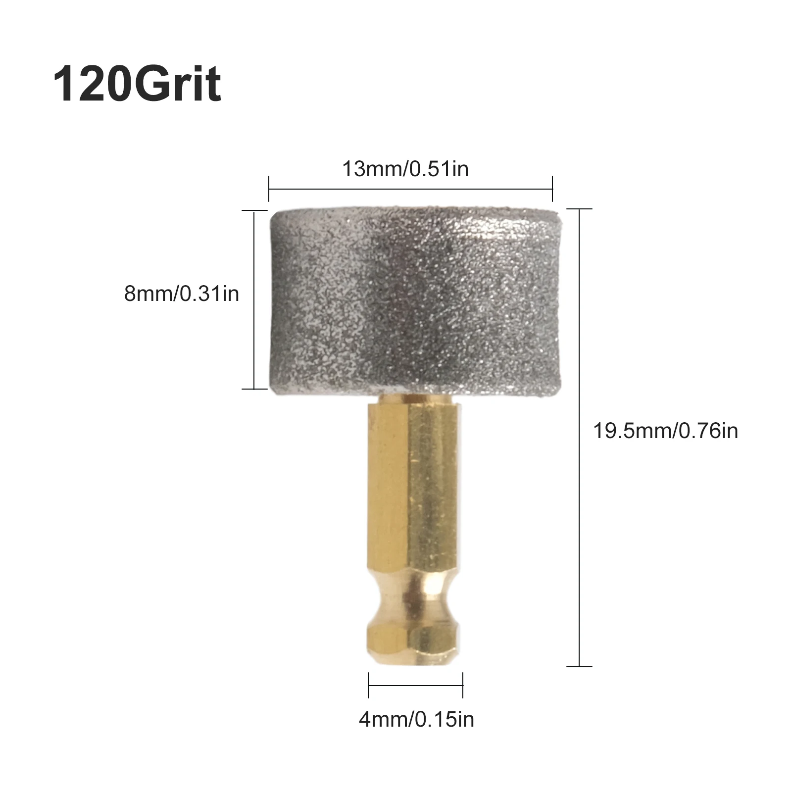 

120-зернистость для полировки ногтей для собак, шлифовальная головка для ногтей для домашних животных, триммер для ухода за лапами домашних животных, шлифовальная головка для лака для домашних животных, электроинструменты
