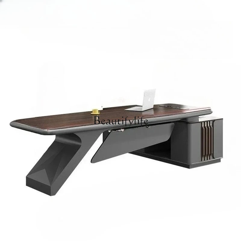

Light Luxury Office Desk Chair casual Modern President Desk Leader Office Furniture