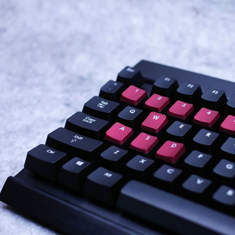 メカニカルキーボード用キーキャップ メカニカルキーボード K70RGB キーキャップ シルバーレッド