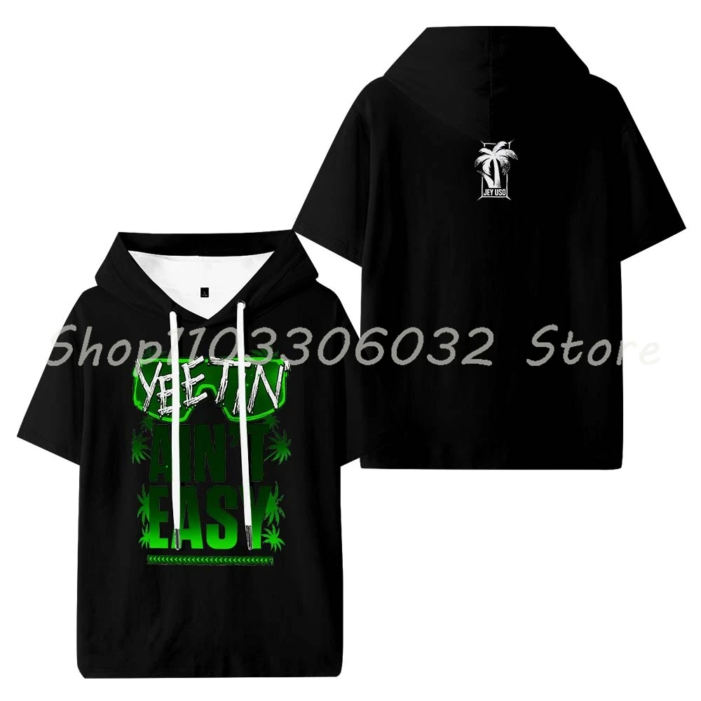 تي شيرت Jey Uso Yeetin' ليس من السهل مقنع للنساء والرجال بأكمام قصيرة تي شيرت كاجوال على الموضة #2