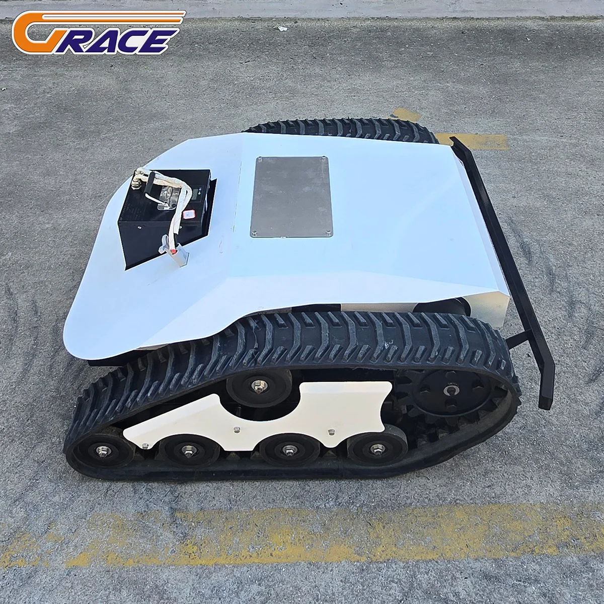 رائجة البيع صفر بدوره التحكم عن بعد الزاحف جزازة العشب عرض القطع 550 مللي متر 1000 مللي متر 1100 مللي متر الزاحف جزازة العشب لقطع العشب