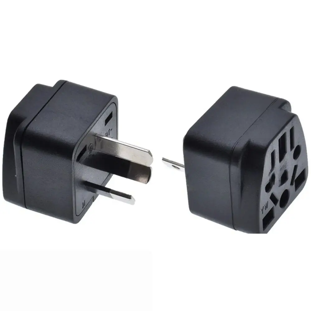 2 SZT. Uniwersalny adapter z gniazda US UK EU na gniazdo AU, izolowany konwerter zasilania AC, przejściówka podróżna z Chin na Nową Zelandię, typ I — zdjęcie produktu 2