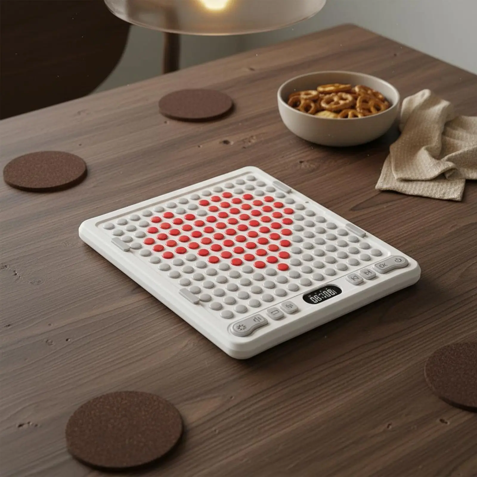 

AI Gomoku Board Difficulty Levels Portable AI Board Game Educational Toy Lightweight Smart Chessboard for Children