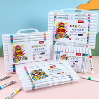 12-60 Color Acrylic Markers Pens Set Acrylic Paint Pens Paint Acrylic Pens Markers Pens DIY Crafts Gifts for Teens Child Artist