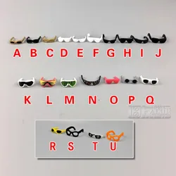 Mattels Ring Wrestler Action Figure Collection Joints Movable Dolls Accessories Various Eyeglasses Collection for Kids Gifts