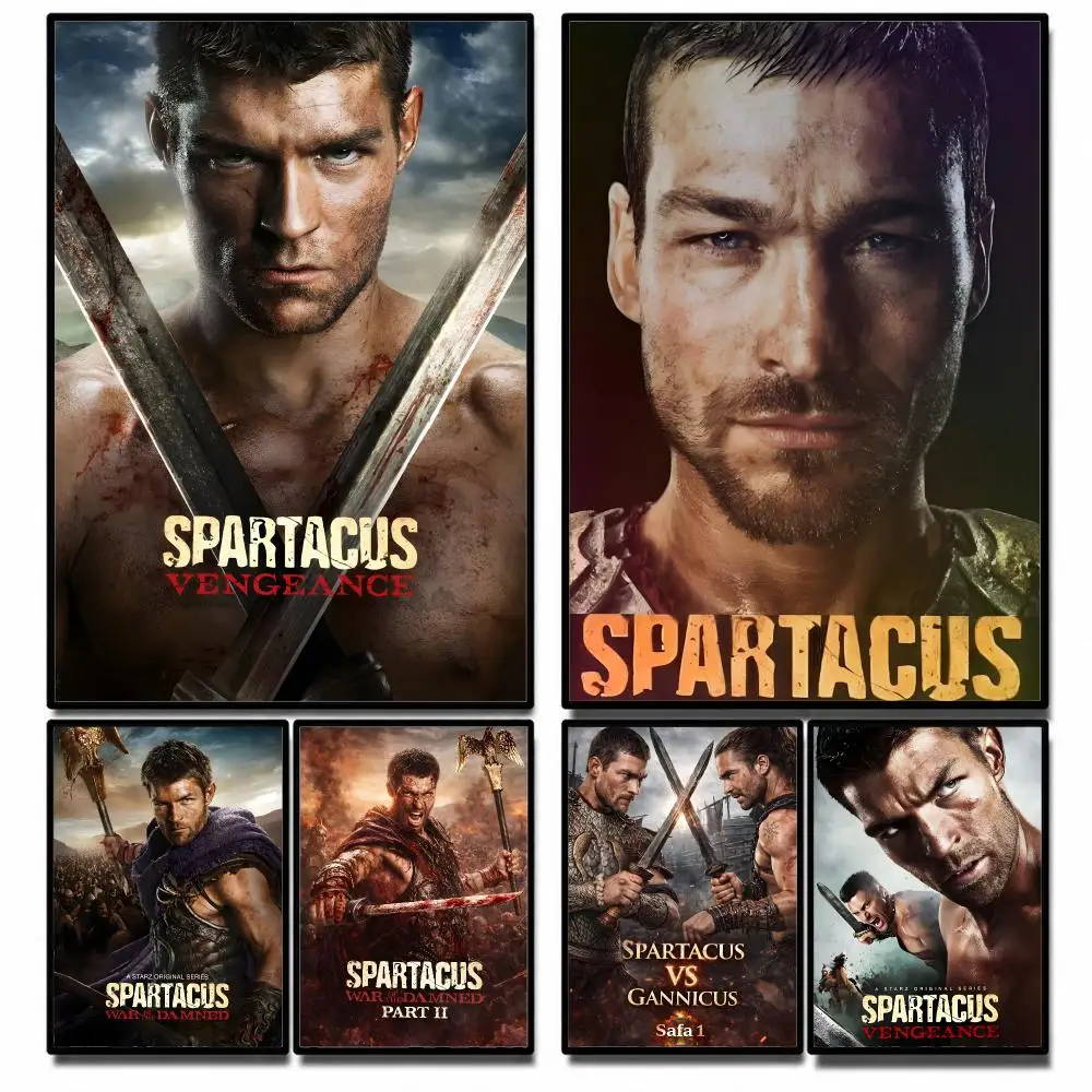TVSeries Spartacus Poster High-definition  stickers, suitable for bedroom, living room, home decoration