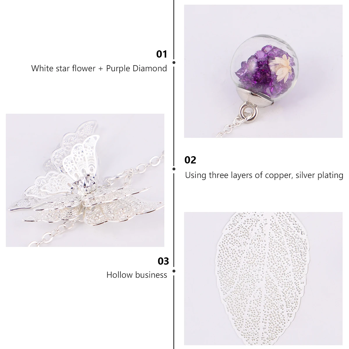 

Dry Flower Bookmarks Cicada Wings Page Marker Students Stationery Office Supplies School Boxed Leaf Shaped Bookmark Gifts