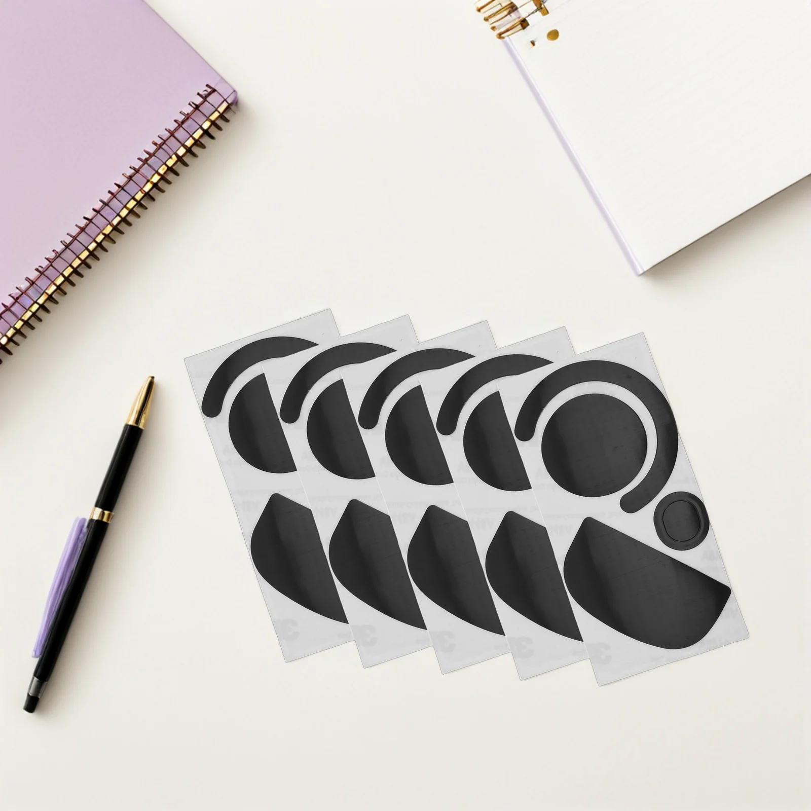 

5 Sheets Mouse Feet Sticker Skates Pads for Second Gen - Easy Install Replacement Glide Pads Non-Slip High