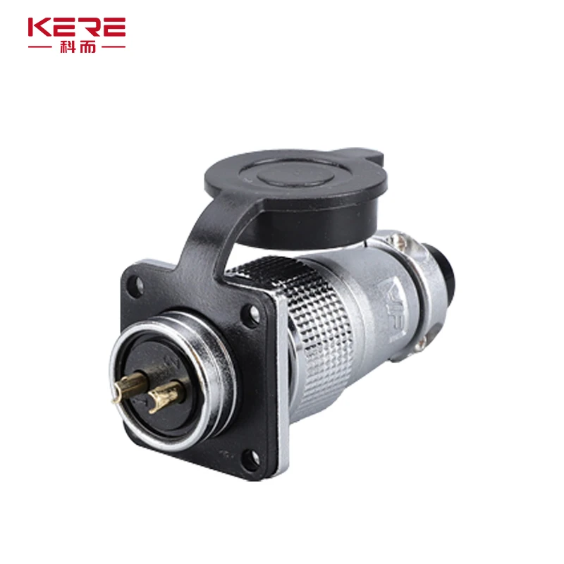 KERE WS20 TP20 PLS20 Aviation Connector 2/3/4/5/6/7/8/9/10/12 Pin Air Carrier Male Female Plug Connector Opening Diameter 20mm