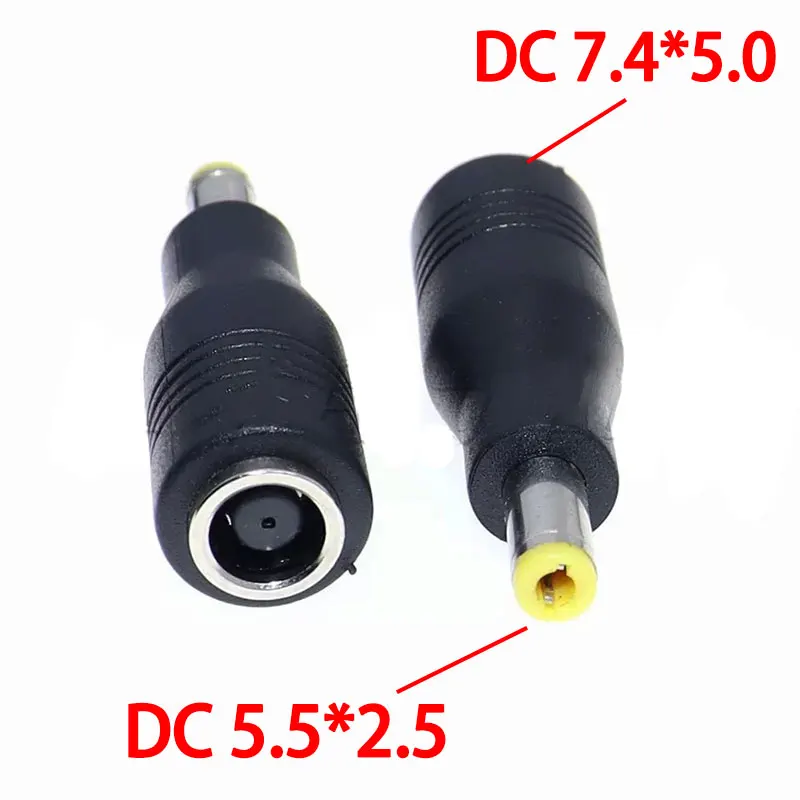 Cordon de connexion pour chargeur d'ordinateur portable Asus Toshiba, adaptateur pour ordinateur portable DC 7.4x5.0mm femelle à 5.5x2.5mm, câble convertisseur d'adaptateur d'alimentation