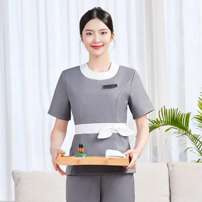 ensemble-de-vetements-de-travail-pour-estheticienne-col-rond-nœud-temperament-feminin-bain-de-pieds-spa-center-de-sante-costume-de-technicien-de-cueillette-d'oreille