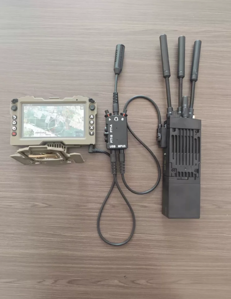 For MPU5 RDC Navigation Chest Hanging DUAL Dual Pass PTT Radio Model Intercom Tactical Housing CS Handset Model