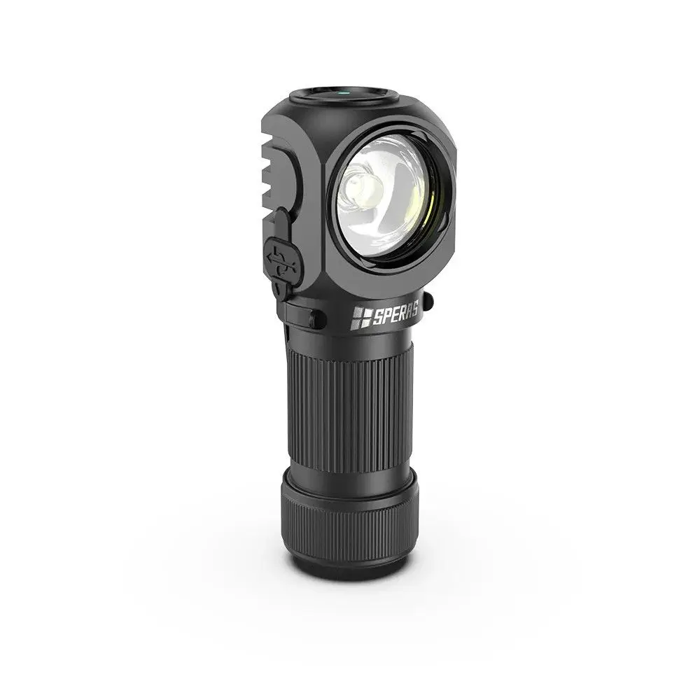 Speras SH16 Versatile & Assemble Lamp with Magnet Color Filters 1650 Lumen Rechargeable Light Head Lamp