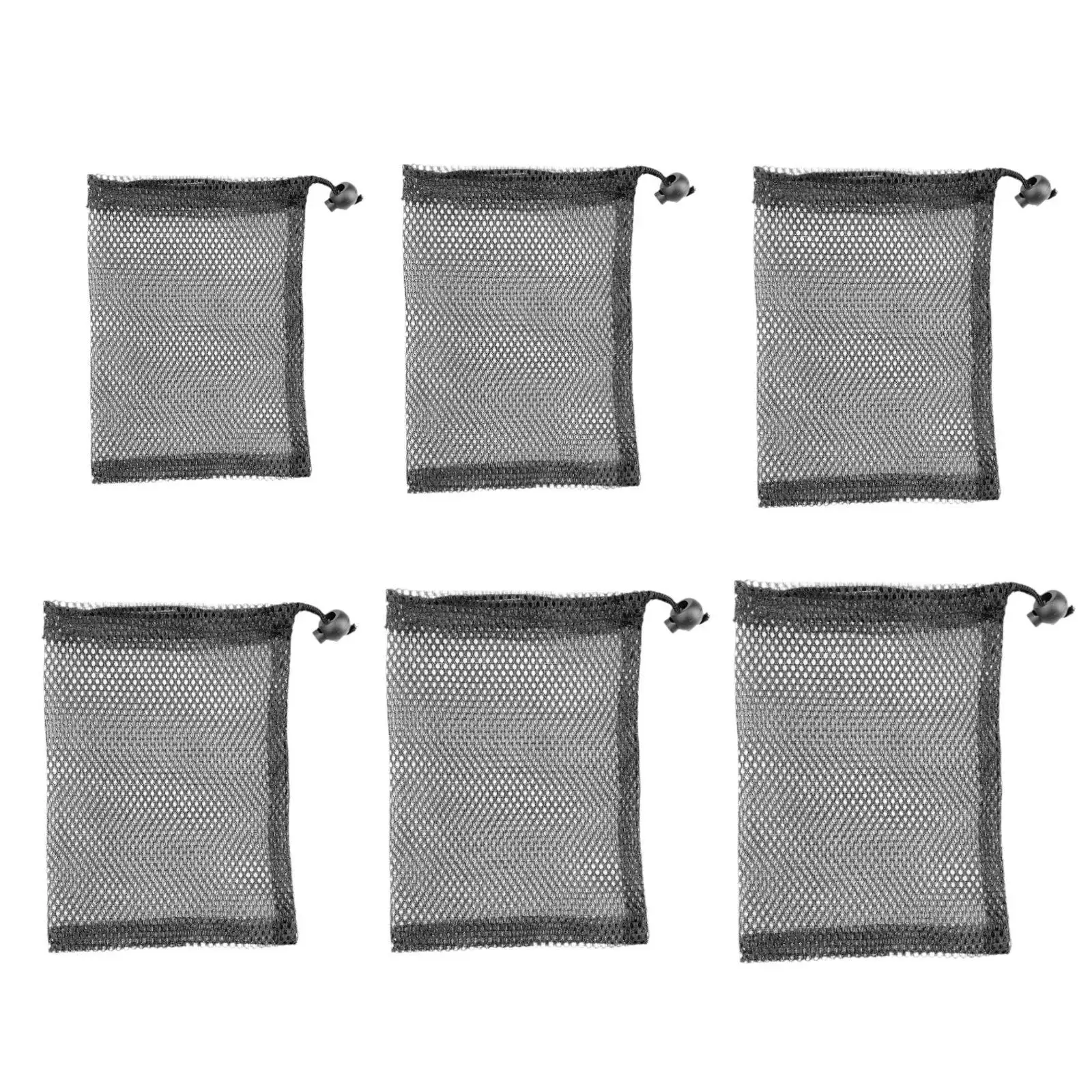 

Small Mesh Bag Stuff Sack, Wear Resistant Drawstring Net Bag Mesh Drawstring Bag
