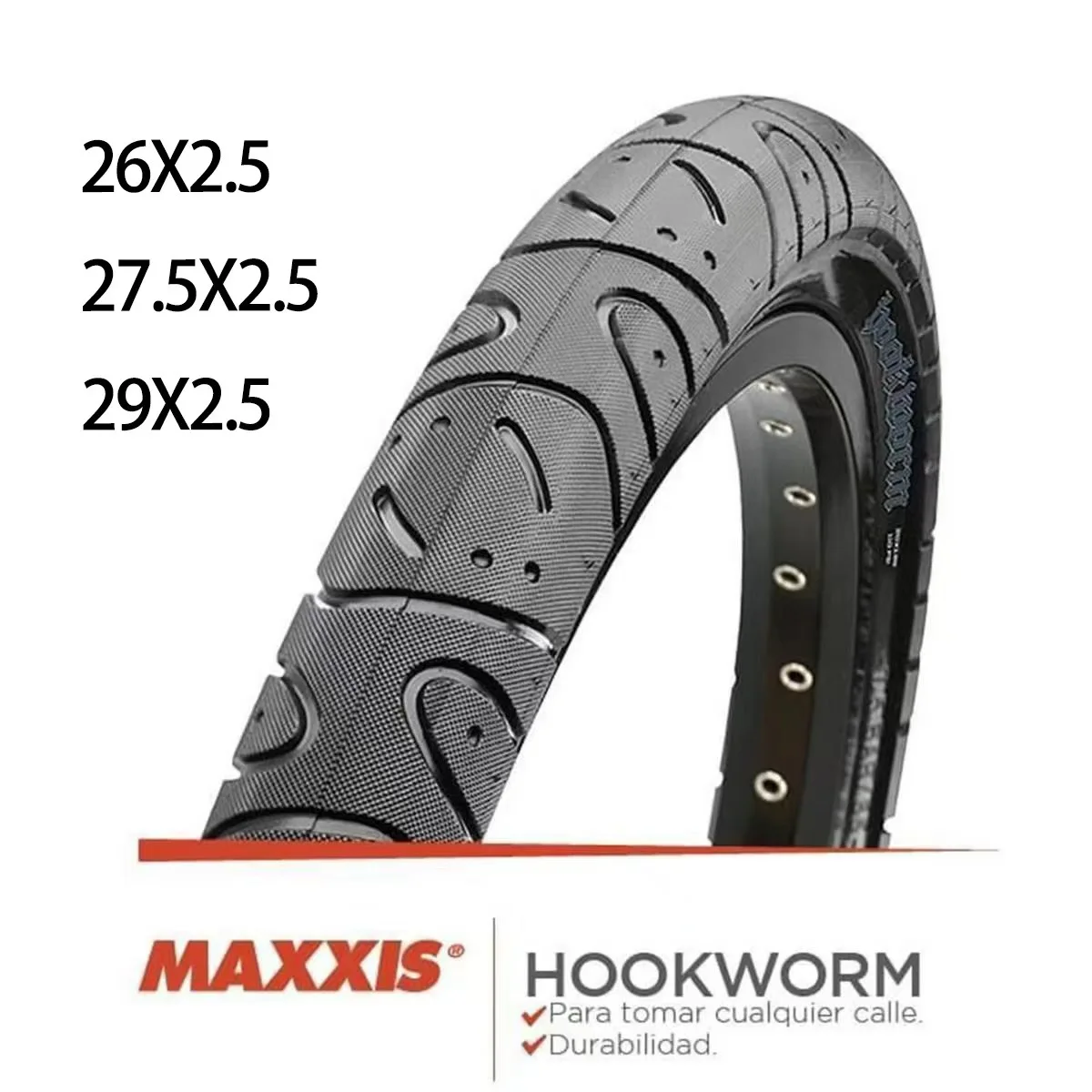 MAXXIS Hookworm Bicycle Tire 26/27.5/29×2.5 Semi Slick MTB Bike Tyre Wire Bead Street Cycling Outer Tire Replacement